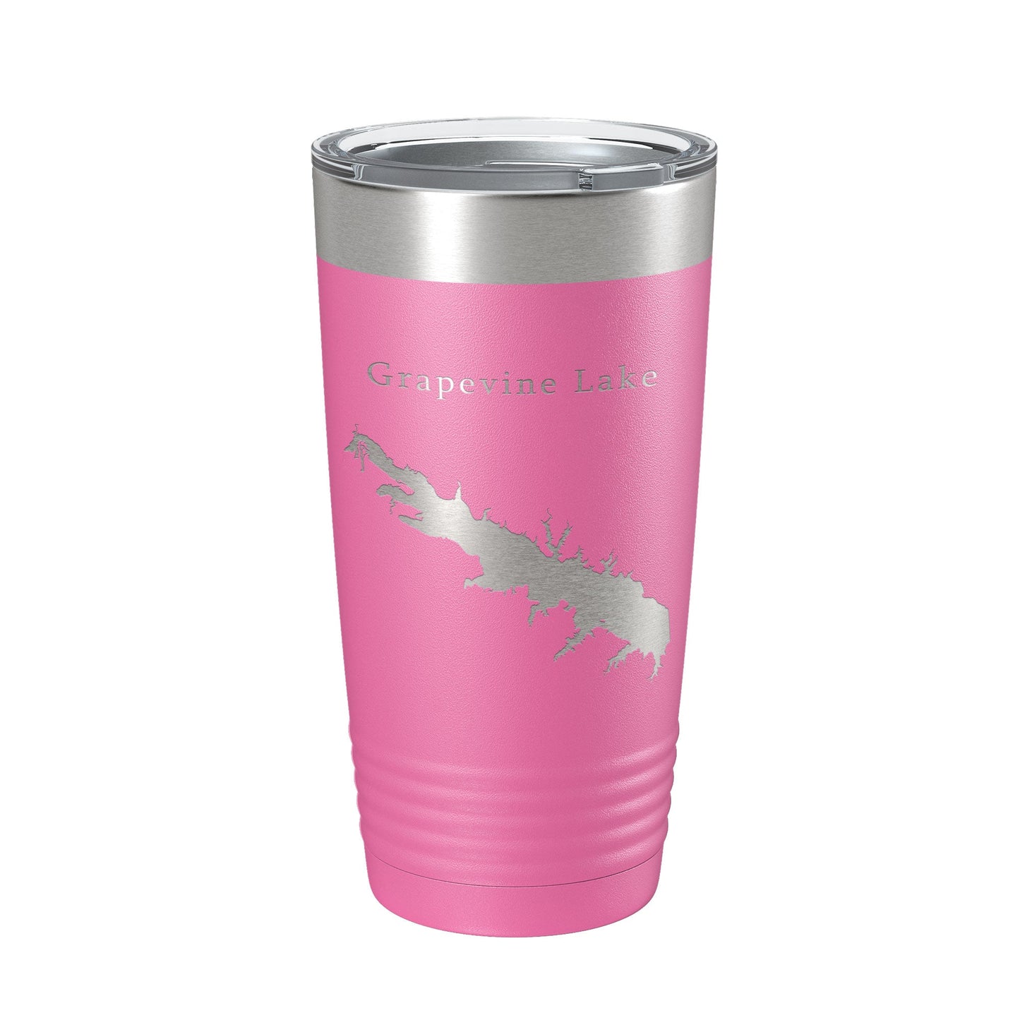 Grapevine Lake Map Tumbler Travel Mug Insulated Laser Engraved Coffee Cup Texas 20 oz-11