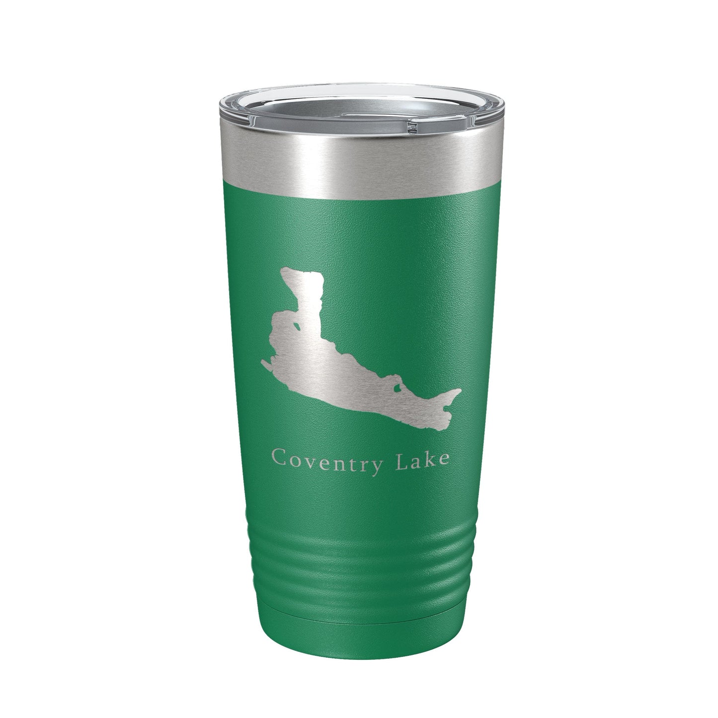 Coventry Lake Map Tumbler Travel Mug Insulated Laser Engraved Coffee Cup Connecticut 20 oz-9