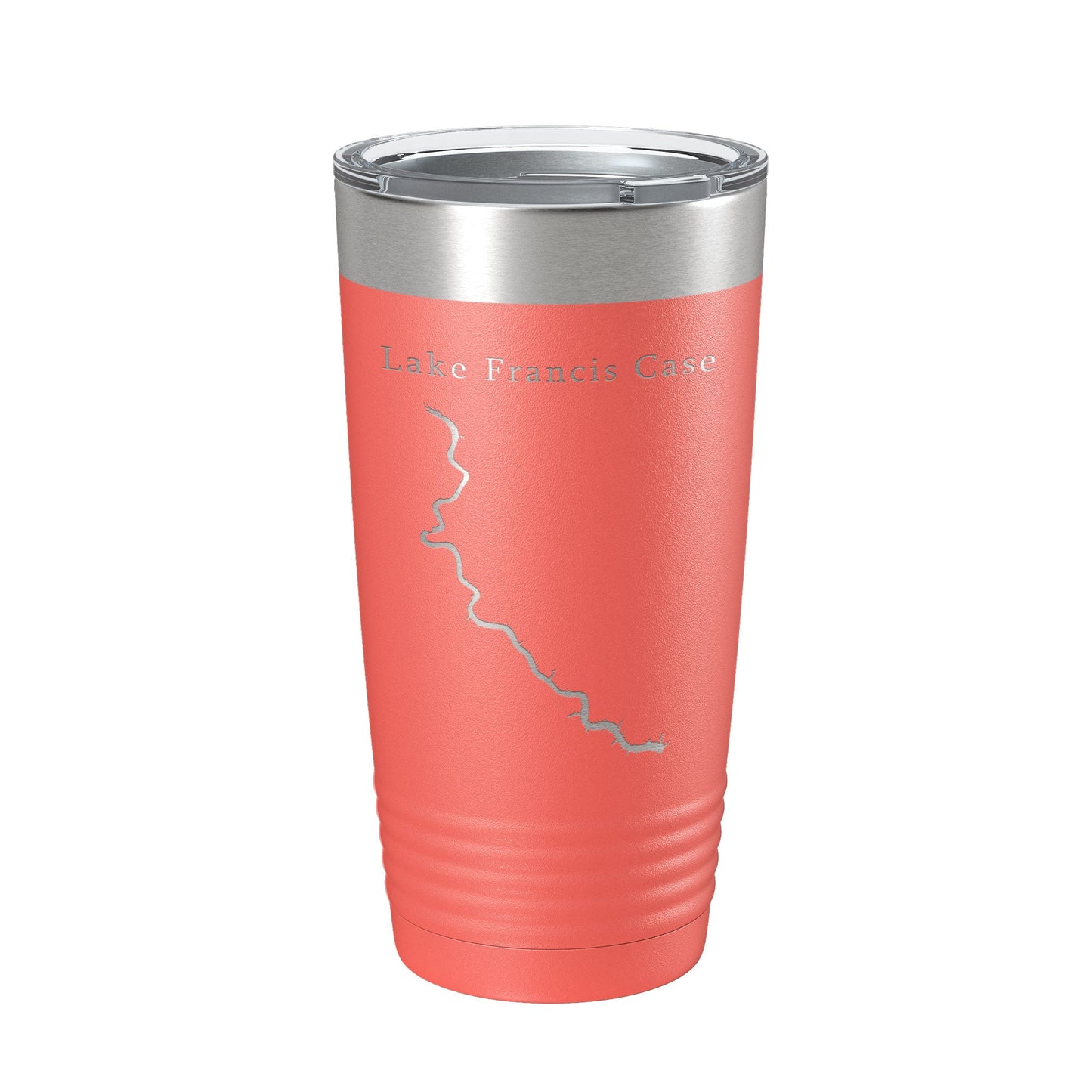 Lake Francis Case Map Tumbler Travel Mug Insulated Laser Engraved Coffee Cup South Dakota 20 oz-20