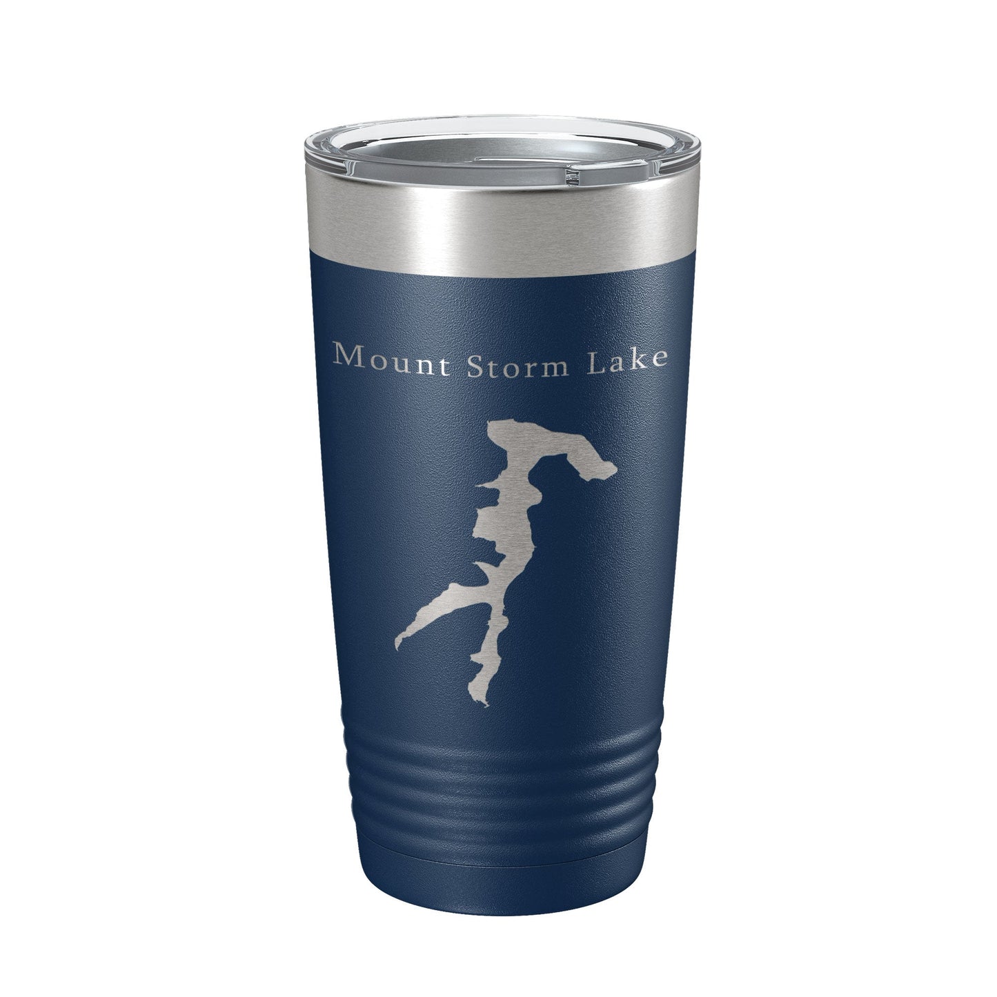 Mount Storm Lake Map Tumbler Travel Mug Insulated Laser Engraved Coffee Cup West Virginia 20 oz-8