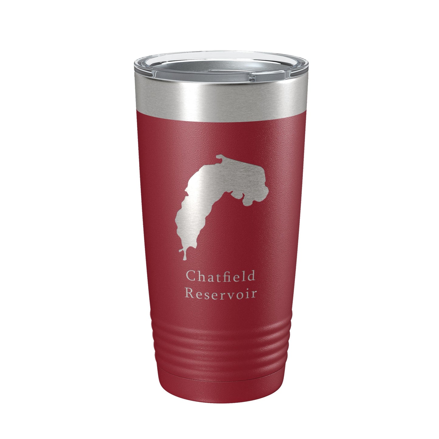 Chatfield Reservoir Tumbler Lake Map Travel Mug Insulated Laser Engraved Coffee Cup Colorado 20 oz-18