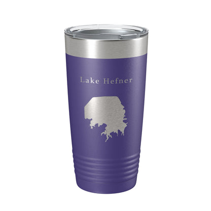 Lake Hefner Map Tumbler Travel Mug Insulated Laser Engraved Coffee Cup Oklahoma 20 oz-15