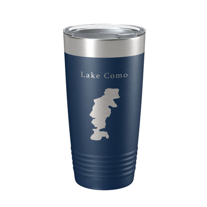 Lake Como Map Tumbler Travel Mug Insulated Laser Engraved Coffee Cup Florida 20 oz-2