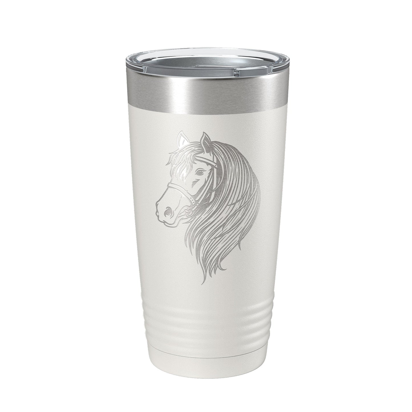 Horse Face Tumbler Horseback Rider Travel Mug Equestrian Gift Insulated Laser Engraved Coffee Cup Horse Lover Farmer 20 oz-7