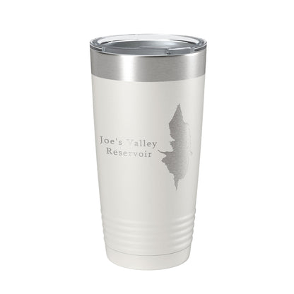 Joe's Valley Reservoir Tumbler Lake Map Travel Mug Insulated Laser Engraved Coffee Cup Utah 20 oz-7