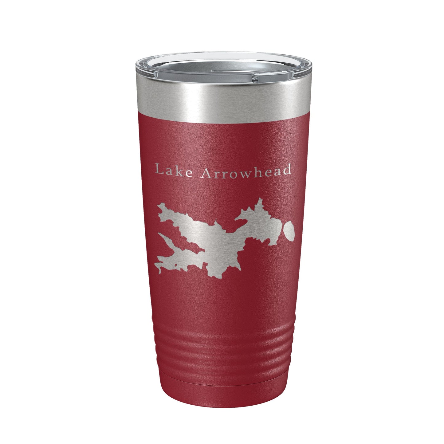 Lake Arrowhead Map Tumbler Travel Mug Insulated Laser Engraved Coffee Cup California 20 oz-18