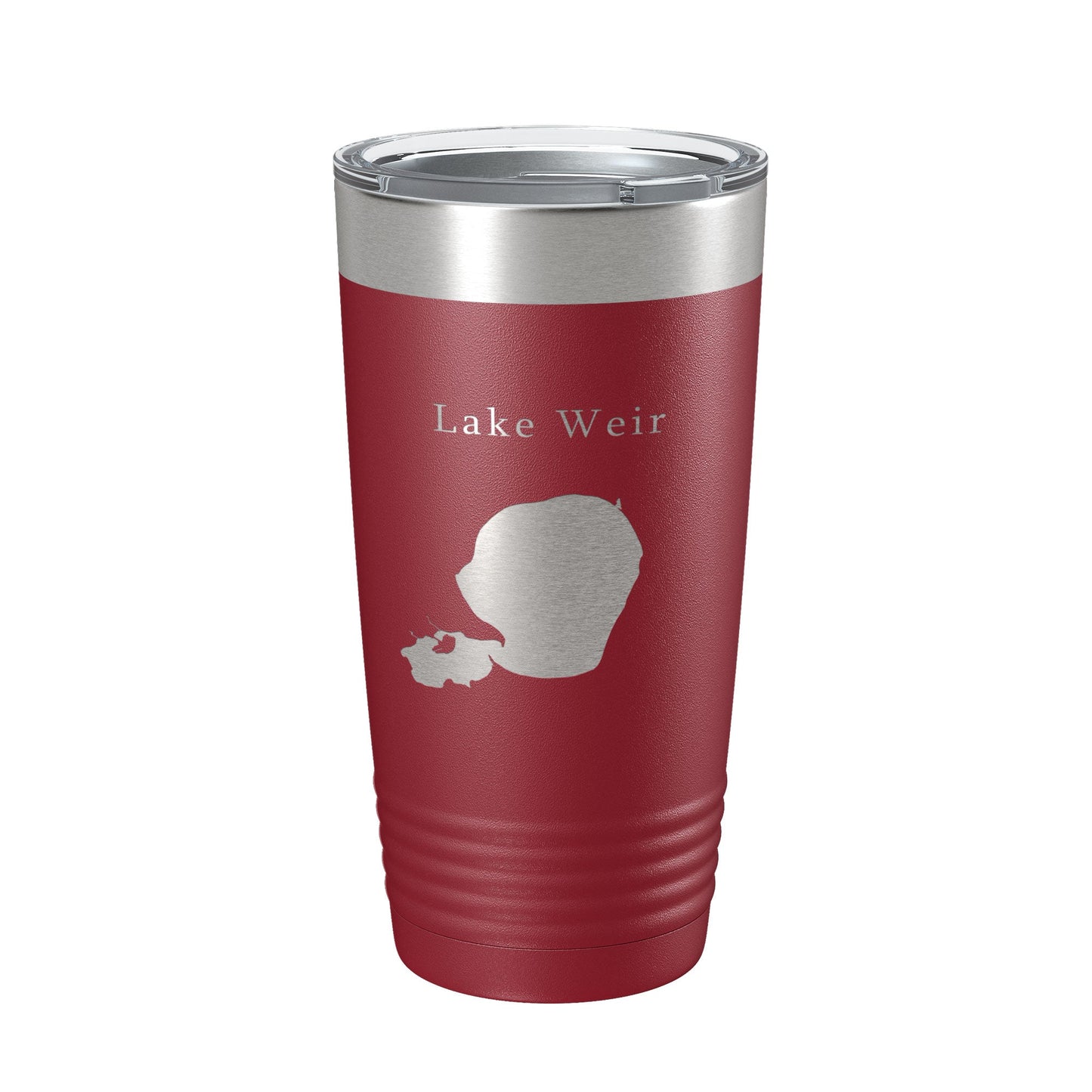 Lake Weir Map Tumbler Travel Mug Insulated Laser Engraved Coffee Cup Florida 20 oz-18