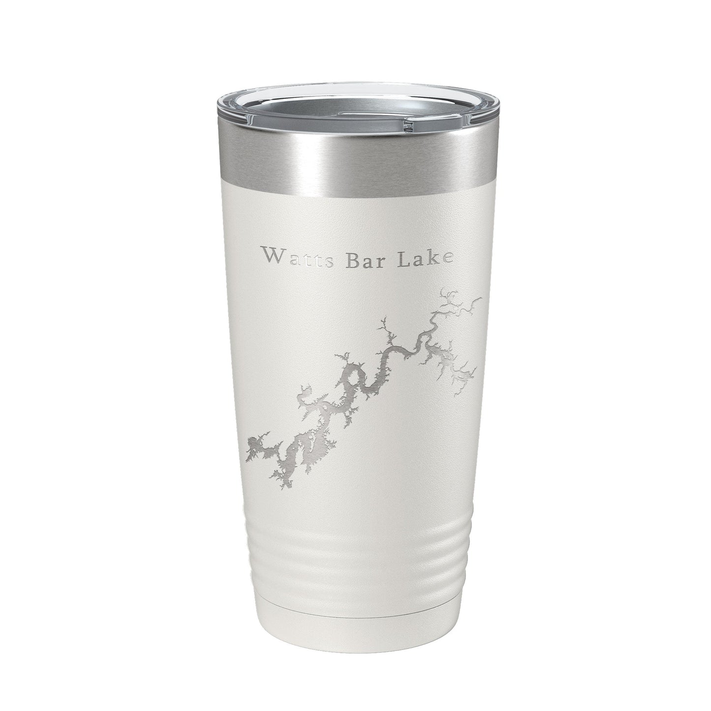 Watts Bar Lake Map Tumbler Travel Mug Insulated Laser Engraved Coffee Cup Tennessee 20 oz-7