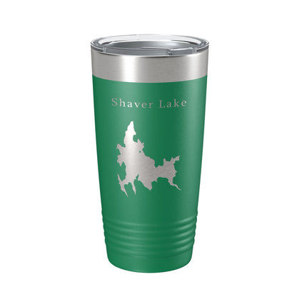 Shaver Lake Map Tumbler Travel Mug Insulated Laser Engraved Coffee Cup California 20 oz-9