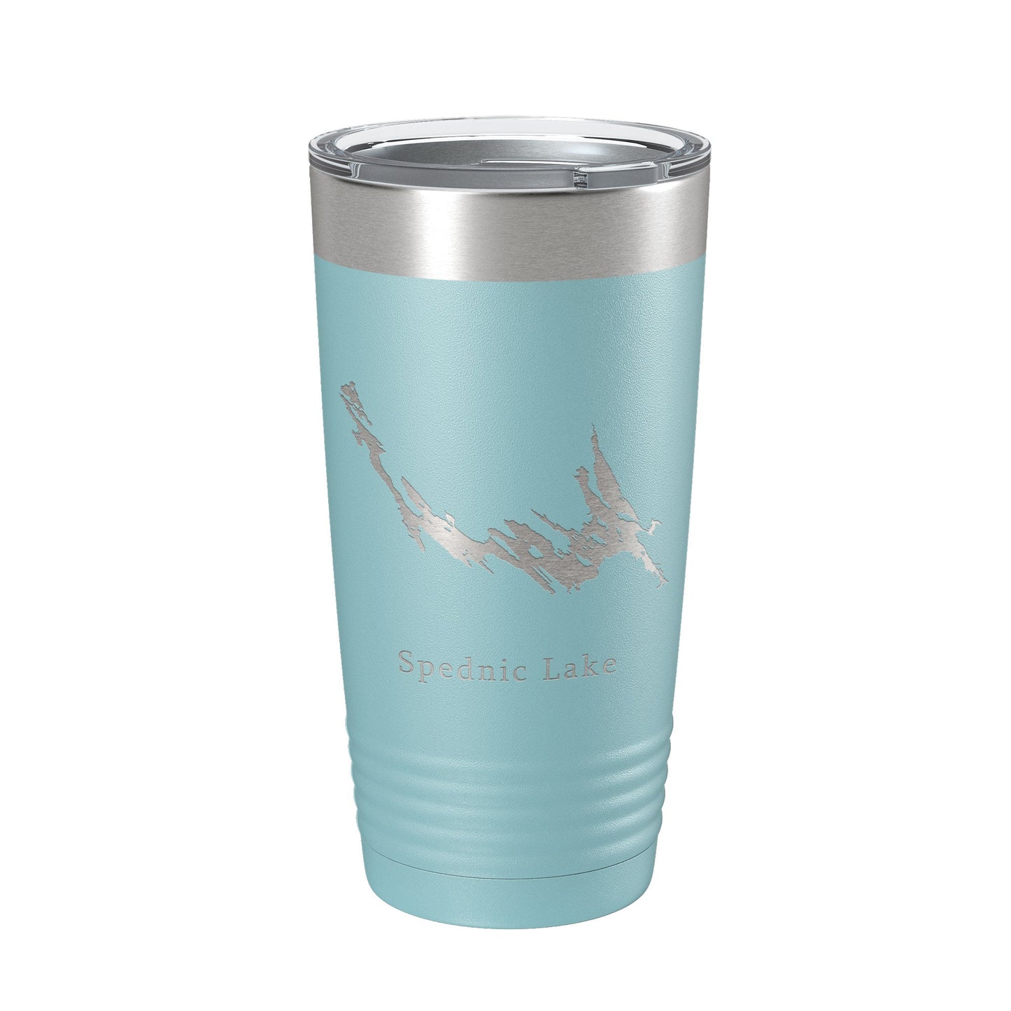 Spednic Lake Lac Map Tumbler Travel Mug Insulated Laser Engraved Coffee Cup Maine Canada 20 oz-13
