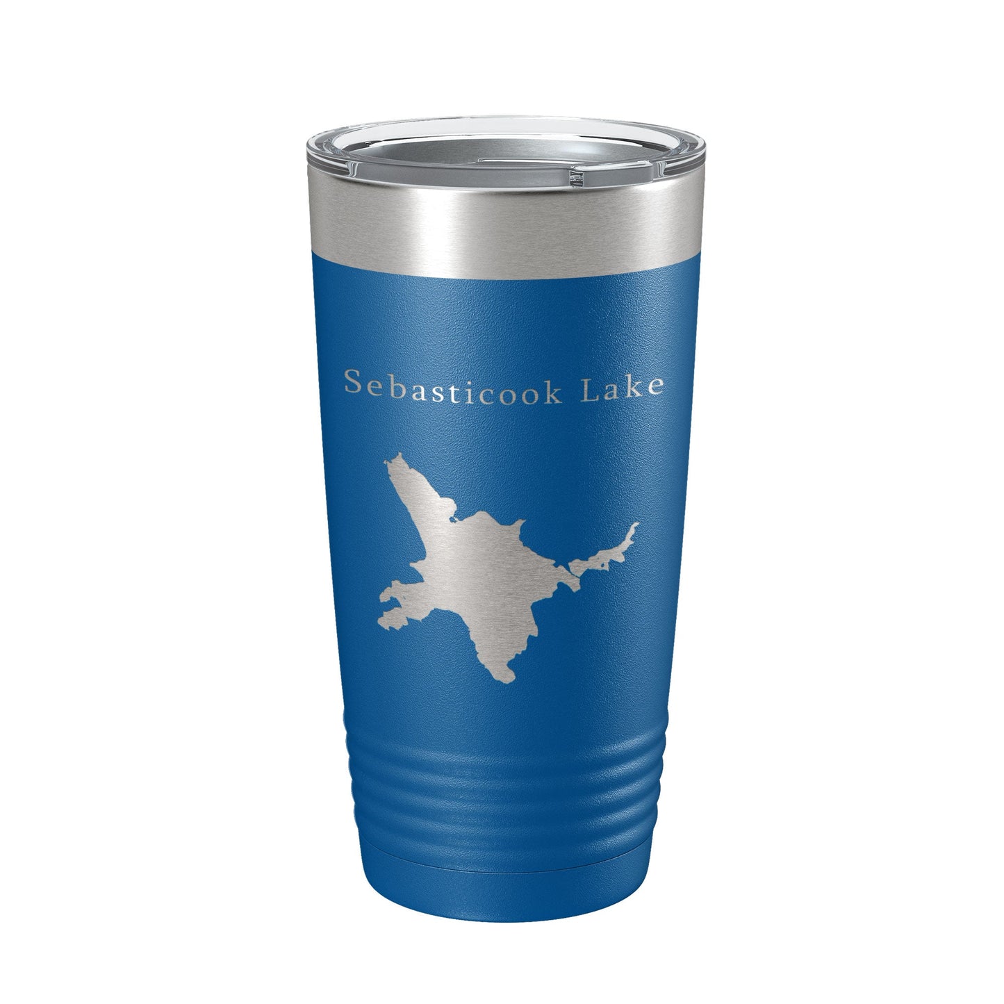 Sebasticook Lake Map Tumbler Travel Mug Insulated Laser Engraved Coffee Cup Maine 20 oz-6