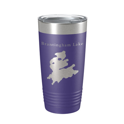 Brantingham Lake Map Tumbler Travel Mug Insulated Laser Engraved Coffee Cup New York 20 oz-15