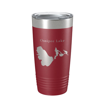 Ossipee Lake Map Tumbler Travel Mug Insulated Laser Engraved Coffee Cup New Hampshire 20 oz-18