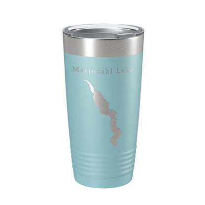 Marindahl Lake Map Tumbler Travel Mug Insulated Laser Engraved Coffee Cup South Dakota 20 oz-13