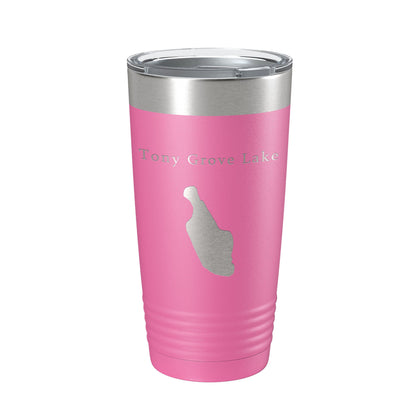 Tony Grove Lake Map Tumbler Travel Mug Insulated Laser Engraved Coffee Cup Utah 20 oz-11