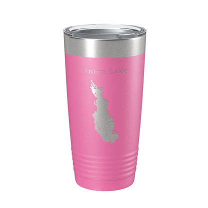 Union Lake Map Tumbler Travel Mug Insulated Laser Engraved Coffee Cup New Jersey 20 oz-11