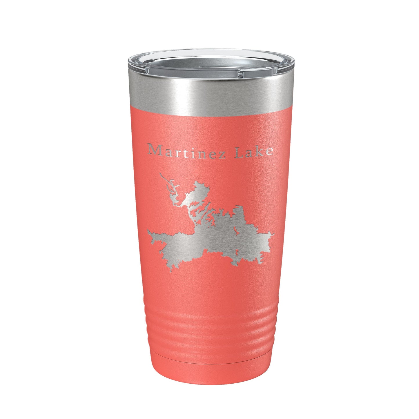 Martinez Lake Map Tumbler Travel Mug Insulated Laser Engraved Coffee Cup Arizona 20 oz-20
