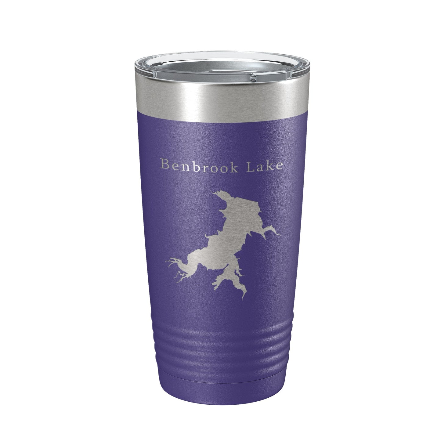 Benbrook Lake Map Tumbler Travel Mug Insulated Laser Engraved Coffee Cup Texas 20 oz-15