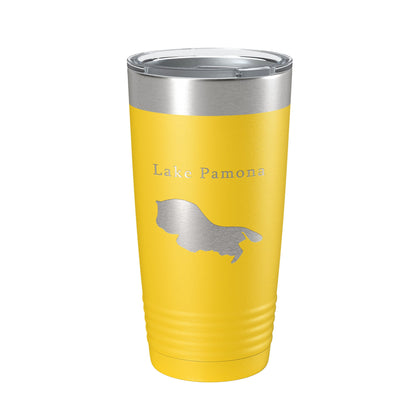 Lake Pamona Map Tumbler Travel Mug Insulated Laser Engraved Coffee Cup Georgia 20 oz-19