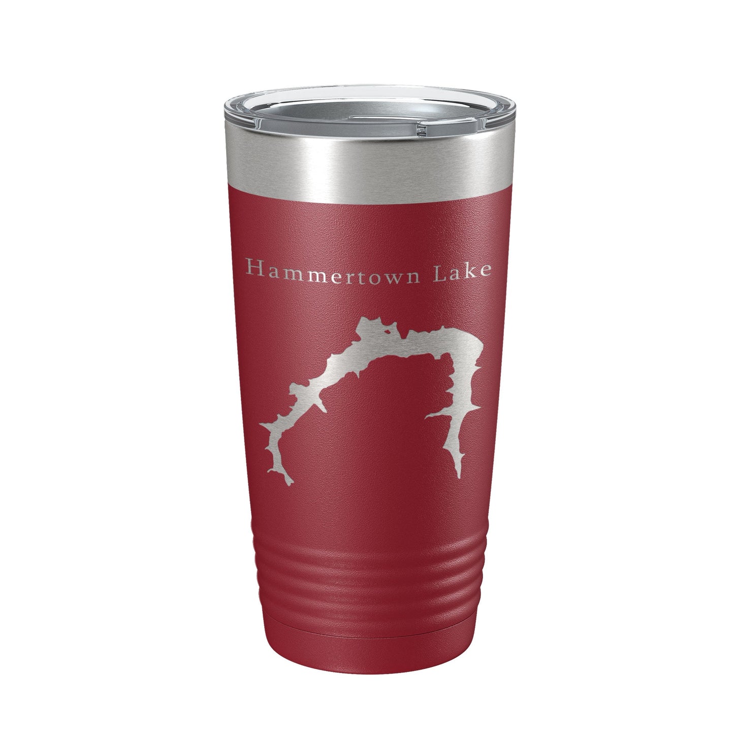 Hammertown Lake Map Tumbler Travel Mug Insulated Laser Engraved Coffee Cup Jackson City Reservoir Ohio 20 oz-18