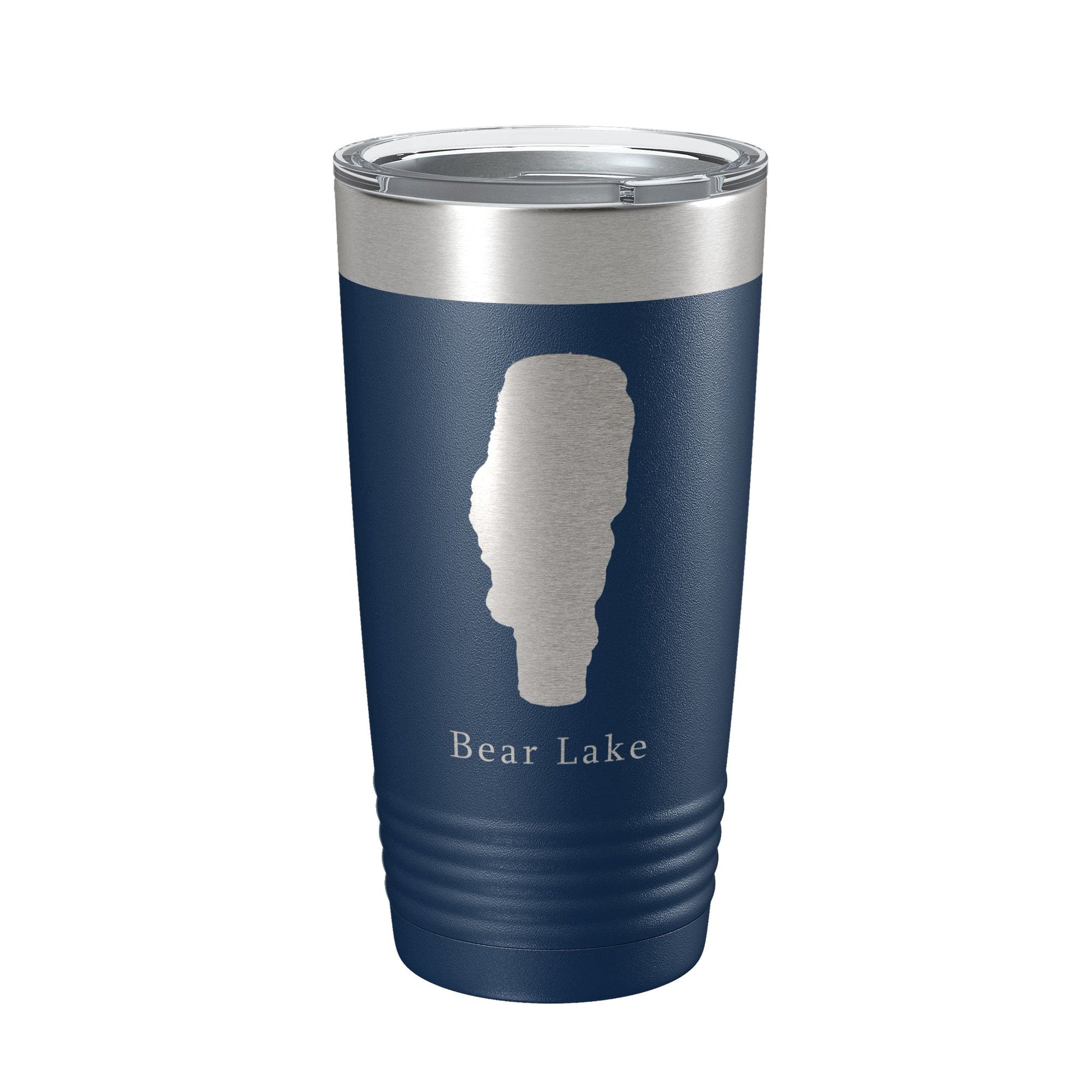 Bear Lake Map Tumbler Travel Mug Insulated Laser Engraved Coffee Cup Idaho 20 oz-2