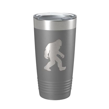 Bigfoot Tumbler Sasquatch Travel Mug Insulated Laser Engraved Coffee Cup Outdoorsman Gift Bigfoot Shadow Yeti Silhouette 20 oz-16