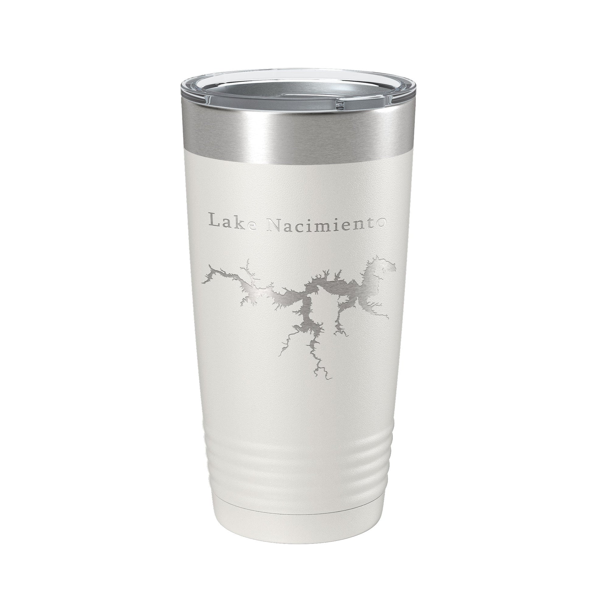 Lake Nacimiento Map Tumbler Travel Mug Insulated Laser Engraved Coffee Cup California 20 oz-1