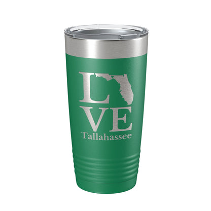 Tallahassee FL Love Tumbler Travel Mug Insulated Laser Engraved Coffee Cup Florida Gift 20 oz-9