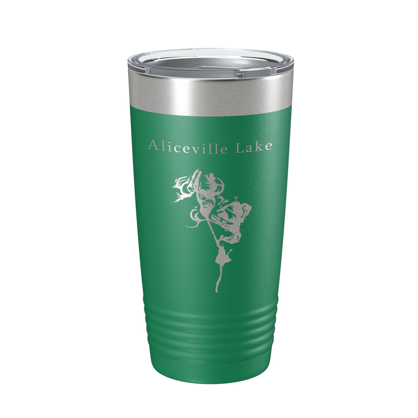 Aliceville Lake Map Tumbler Travel Mug Insulated Laser Engraved Coffee Cup Alabama Mississippi 20 oz-9