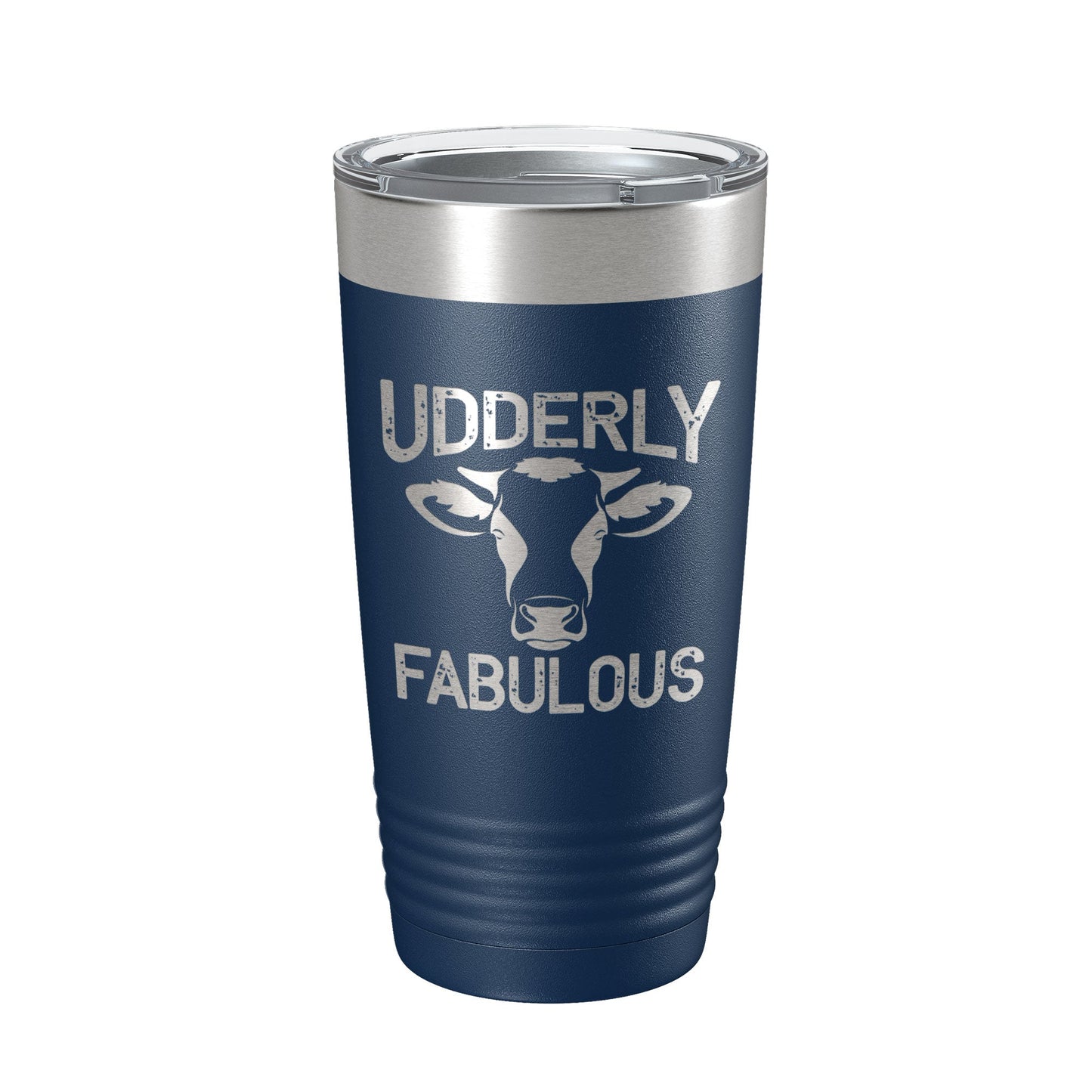 Udderly Fabulous Tumbler Cow Travel Mug Gift Insulated Laser Engraved Coffee Cup Utterly Dairy Farmer 20 oz-8