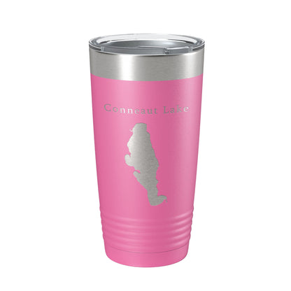 Conneaut Lake Map Tumbler Travel Mug Insulated Laser Engraved Coffee Cup Pennsylvania 20 oz-11