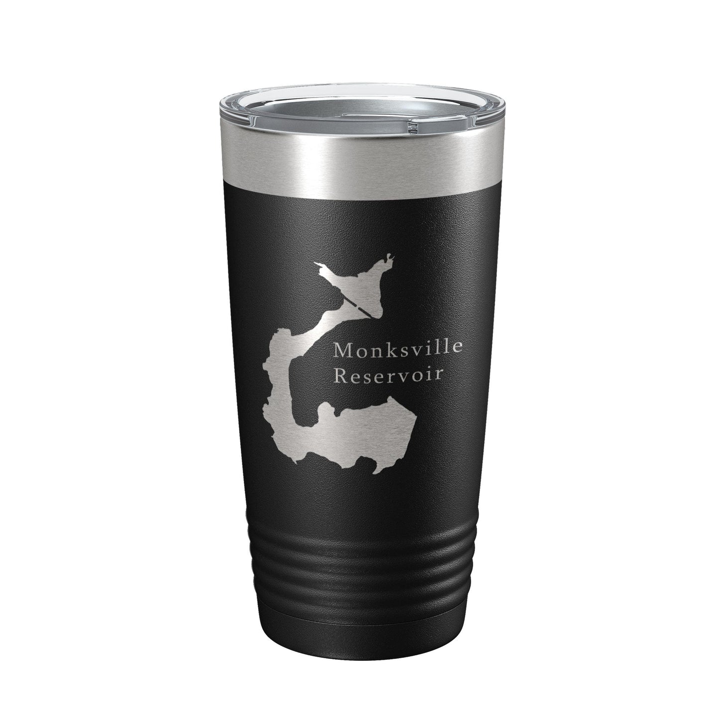 Monksville Reservoir Tumbler Lake Map Travel Mug Insulated Laser Engraved Coffee Cup New Jersey 20 oz-5