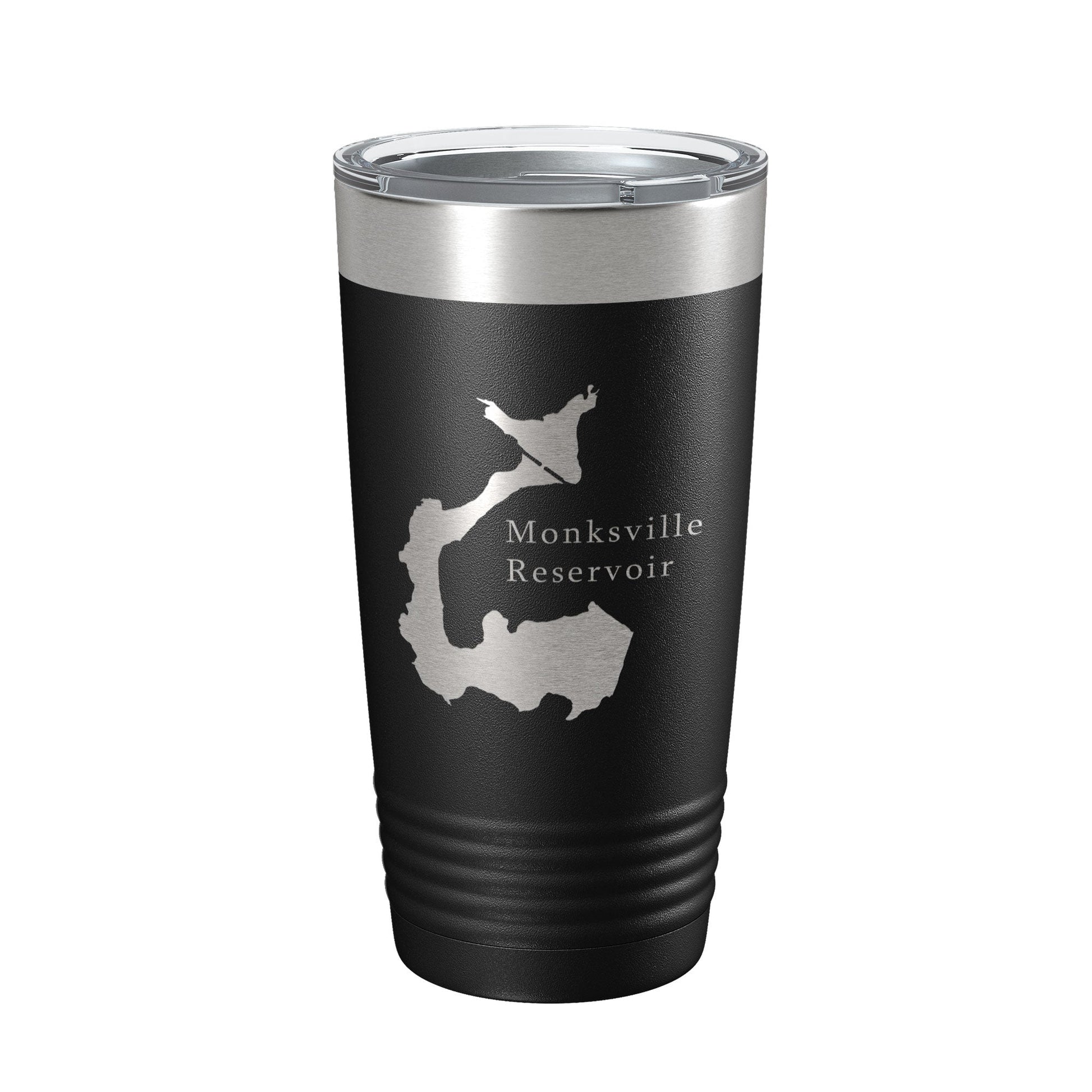 Monksville Reservoir Tumbler Lake Map Travel Mug Insulated Laser Engraved Coffee Cup New Jersey 20 oz-5