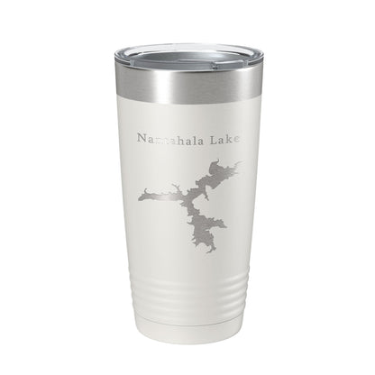 Nantahala Lake Map Tumbler Travel Mug Insulated Laser Engraved Coffee Cup North Carolina 20 oz-7