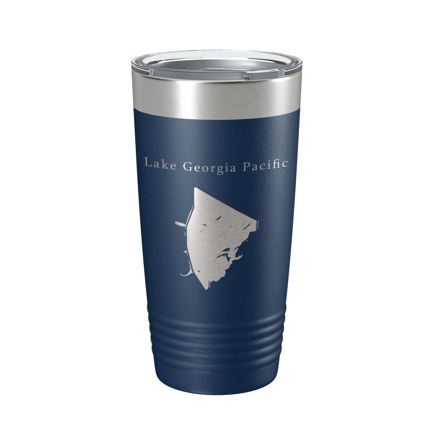 Lake Georgia Pacific Map Tumbler Travel Mug Insulated Laser Engraved Coffee Cup Arkansas 20 oz-2