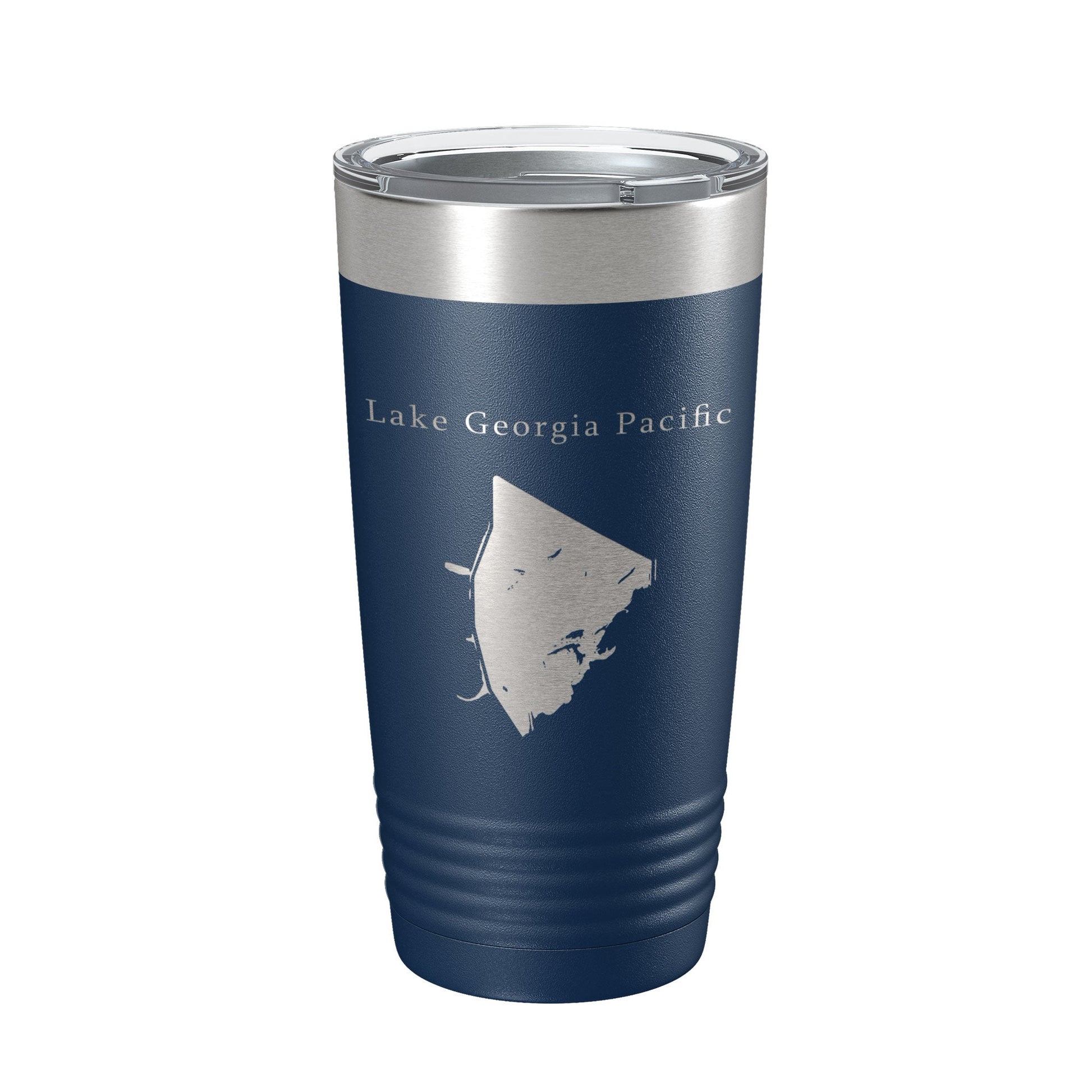 Lake Georgia Pacific Map Tumbler Travel Mug Insulated Laser Engraved Coffee Cup Arkansas 20 oz-2