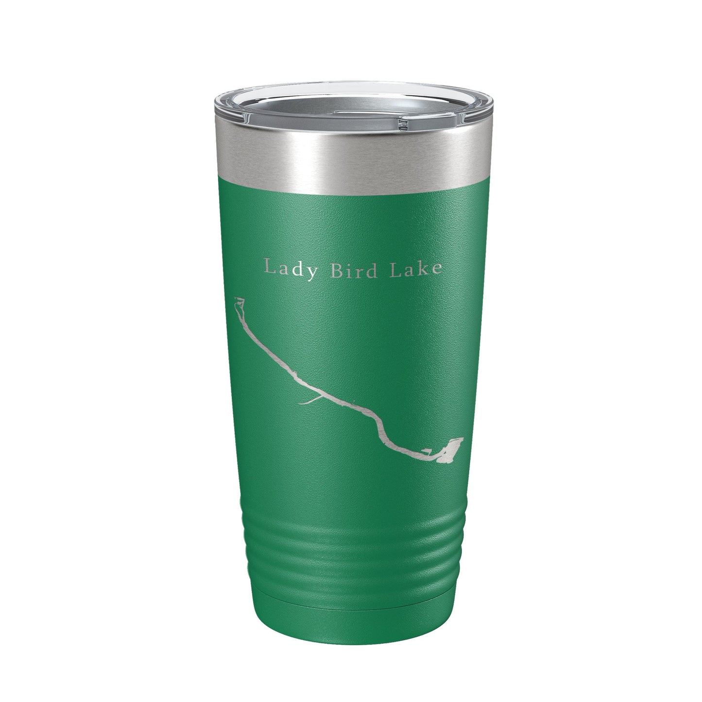 Lady Bird Lake Map Tumbler Travel Mug Insulated Laser Engraved Coffee Cup Austin Texas 20 oz-9