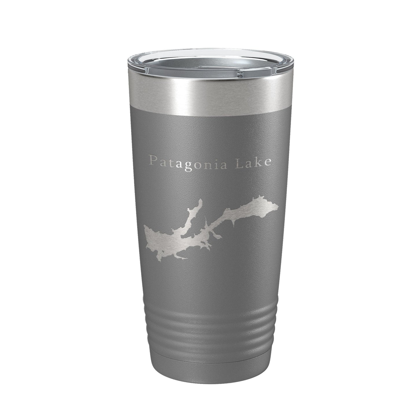 Patagonia Lake Map Tumbler Travel Mug Insulated Laser Engraved Coffee Cup Arizona 20 oz-16