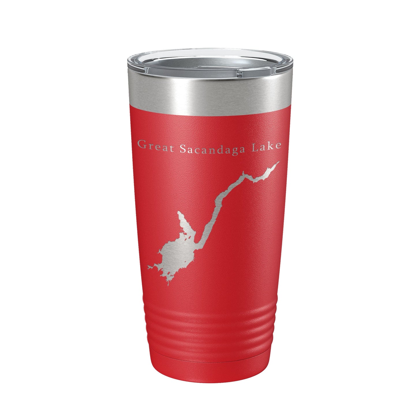 Great Sacandaga Lake Map Tumbler Travel Mug Insulated Laser Engraved Coffee Cup New York 20 oz-10