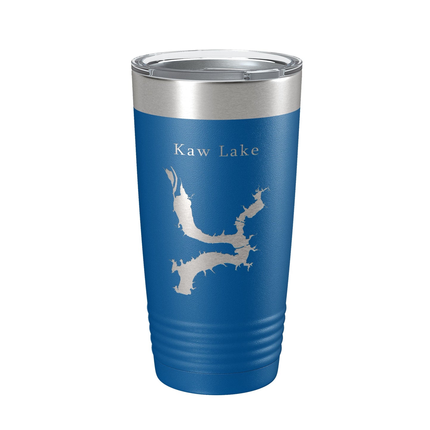 Kaw Lake Map Tumbler Travel Mug Insulated Laser Engraved Coffee Cup Oklahoma 20 oz-6
