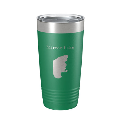 Mirror Lake Map Tumbler Travel Mug Insulated Laser Engraved Coffee Cup Utah 20 oz-9