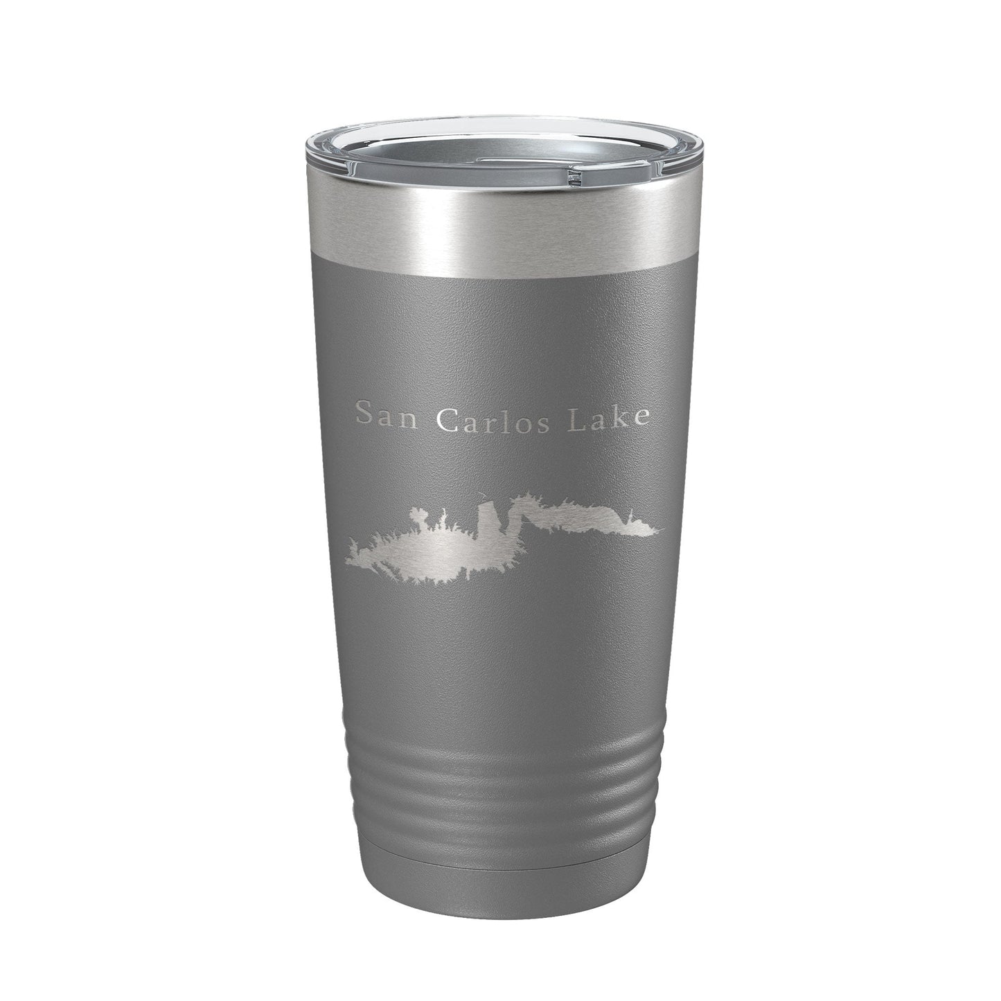San Carlos Lake Map Tumbler Travel Mug Insulated Laser Engraved Coffee Cup Arizona 20 oz-16