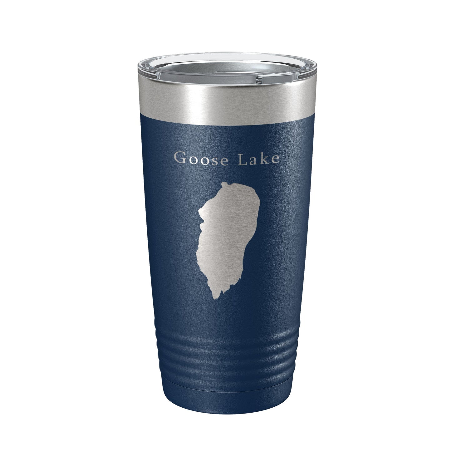 Goose Lake Map Tumbler Travel Mug Insulated Laser Engraved Coffee Cup California Oregon 20 oz-8