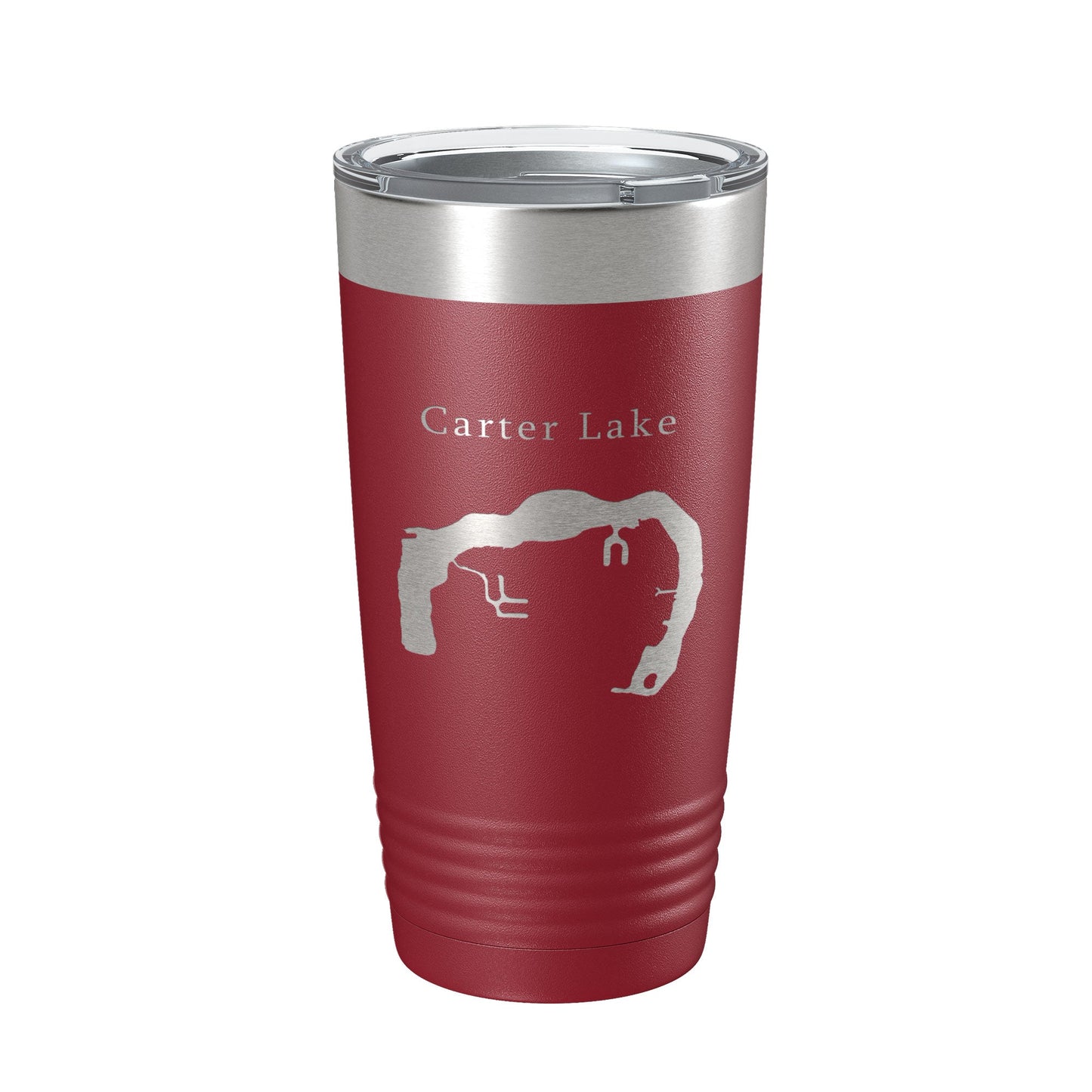 Carter Lake Map Tumbler Travel Mug Insulated Laser Engraved Coffee Cup Iowa Omaha Nebraska 20 oz-18