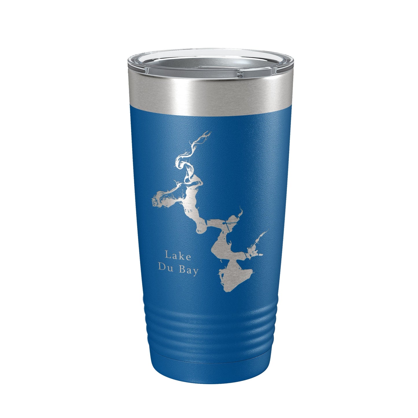 Lake Du Bay Map Tumbler Travel Mug Insulated Laser Engraved Coffee Cup Wisconsin 20 oz-6