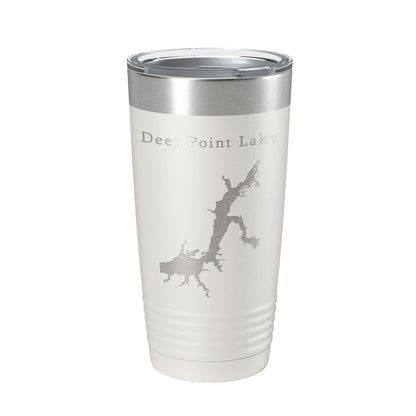 Deer Point Lake Map Tumbler Travel Mug Insulated Laser Engraved Coffee Cup Florida 20 oz-7