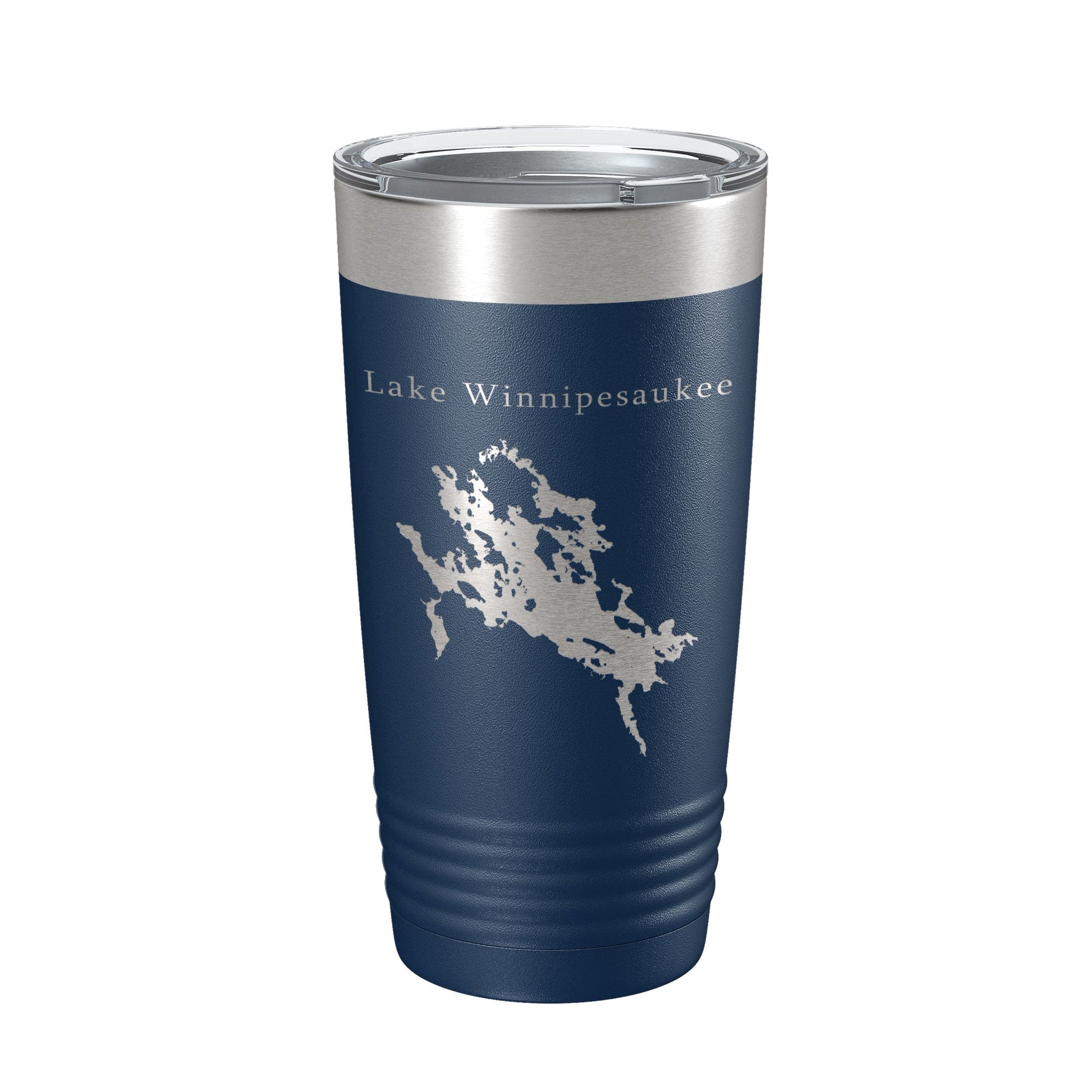 Lake Winnipesaukee Map Tumbler Travel Mug Insulated Laser Engraved Coffee Cup New Hampshire 20 oz-2