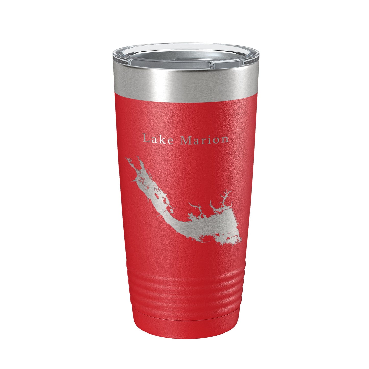 Lake Marion Map Tumbler Travel Mug Insulated Laser Engraved Coffee Cup South Carolina 20 oz-10