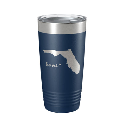 Florida Tumbler Home State Travel Mug Insulated Laser Engraved Map Coffee Cup 20 oz-8