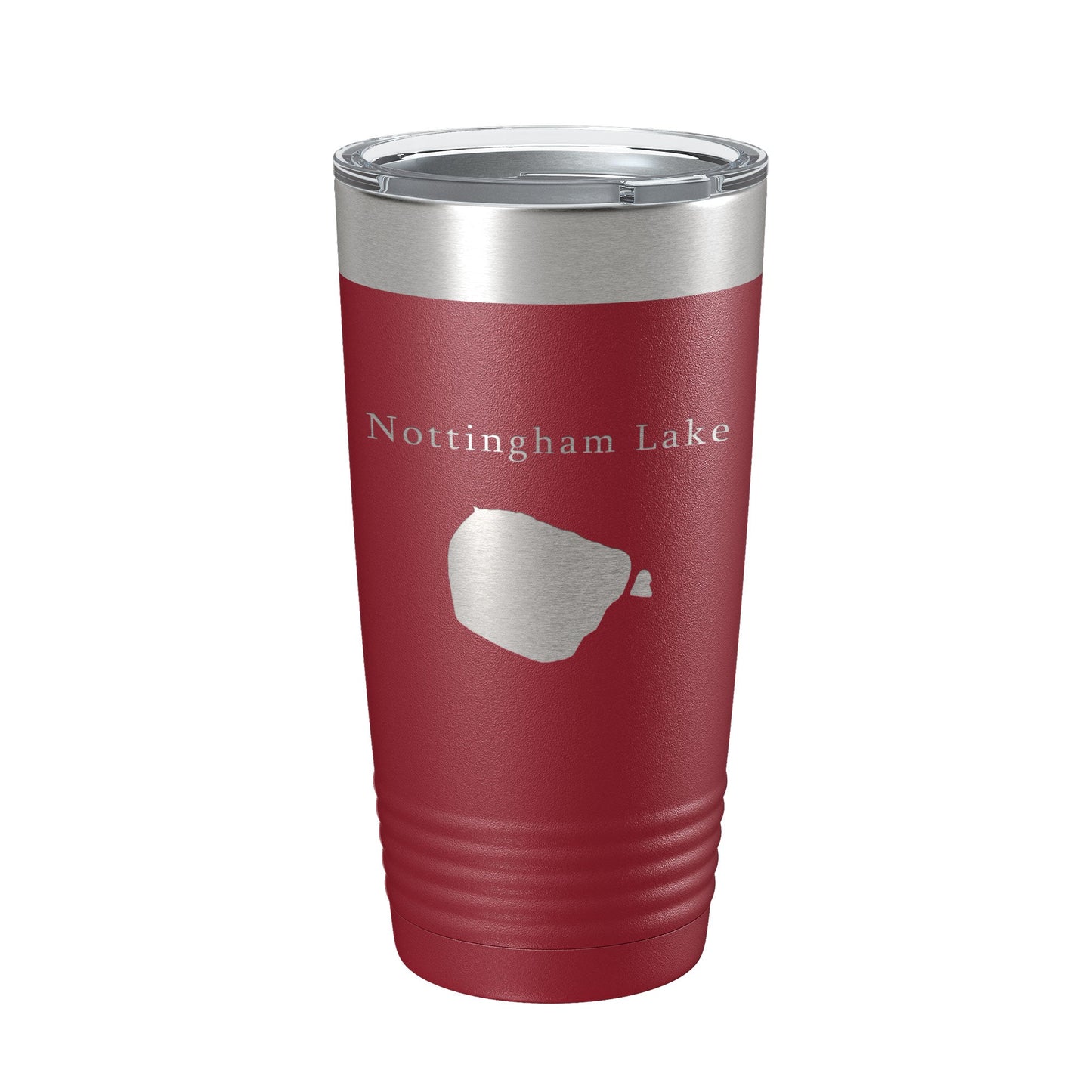 Nottingham Lake Map Tumbler Travel Mug Insulated Laser Engraved Coffee Cup Colorado 20 oz-18